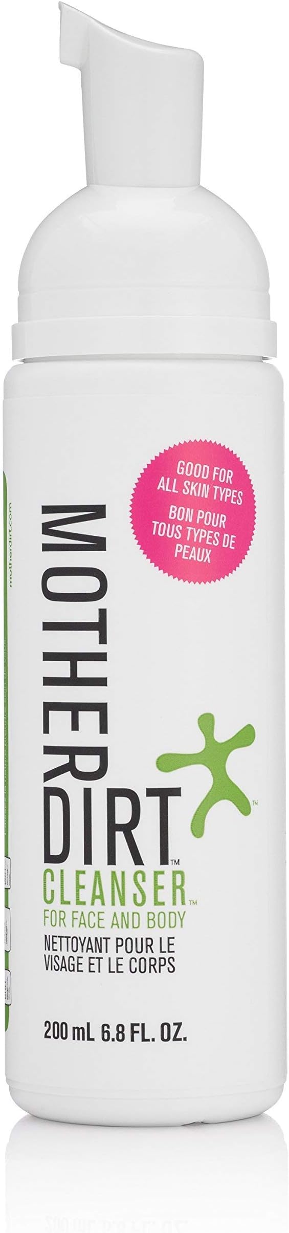 Mother Dirt Biome-Friendly Face & Body Cleanser, Makeup Remover, Preservative-Free, Natural Skin Care (Family Size)