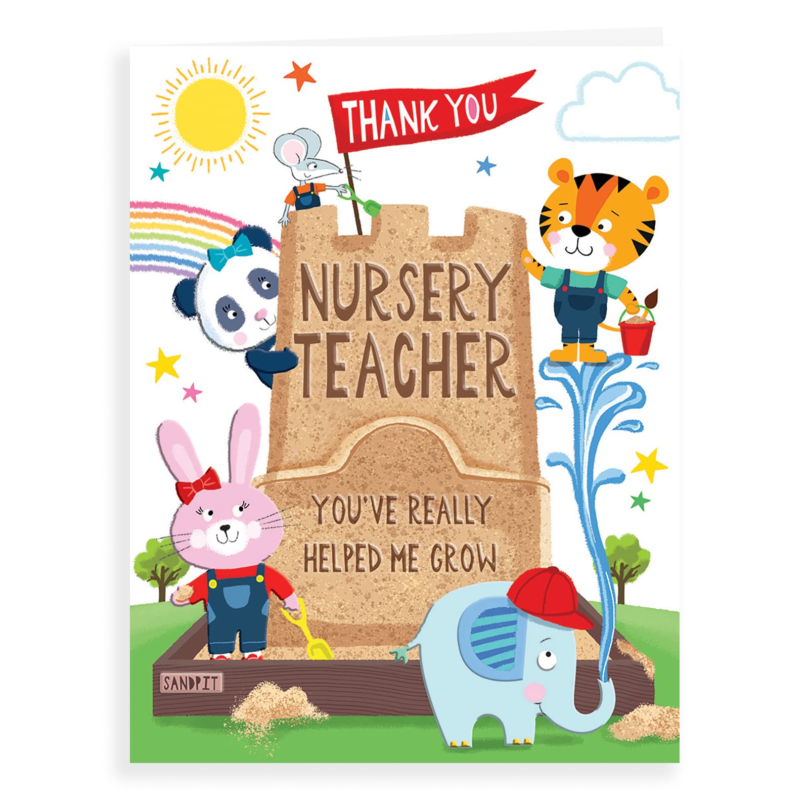 Thank You Card Thank You Nursery - 8 x 6 inches - Regal Publishing