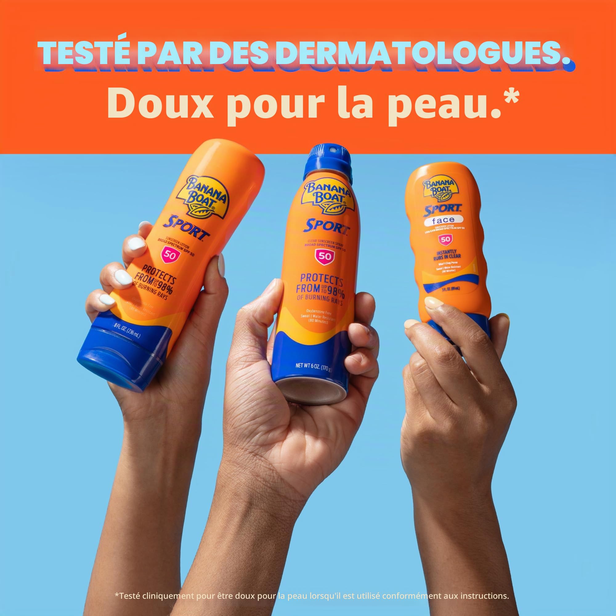 Banana Boat Ultra Mist Sport Performance Lot de 2 sprays de protection solaire à large spectre SPF 30 170 ml