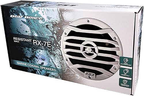Miniatura 6 de Deaf Bonce 7" 65W RMS 4-Ohm altavoces coaxiales marinos impermeables DB-RX-7E