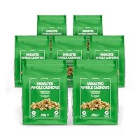 by Amazon Anacardi Interi Non Salati - 200g, Confezione da 7