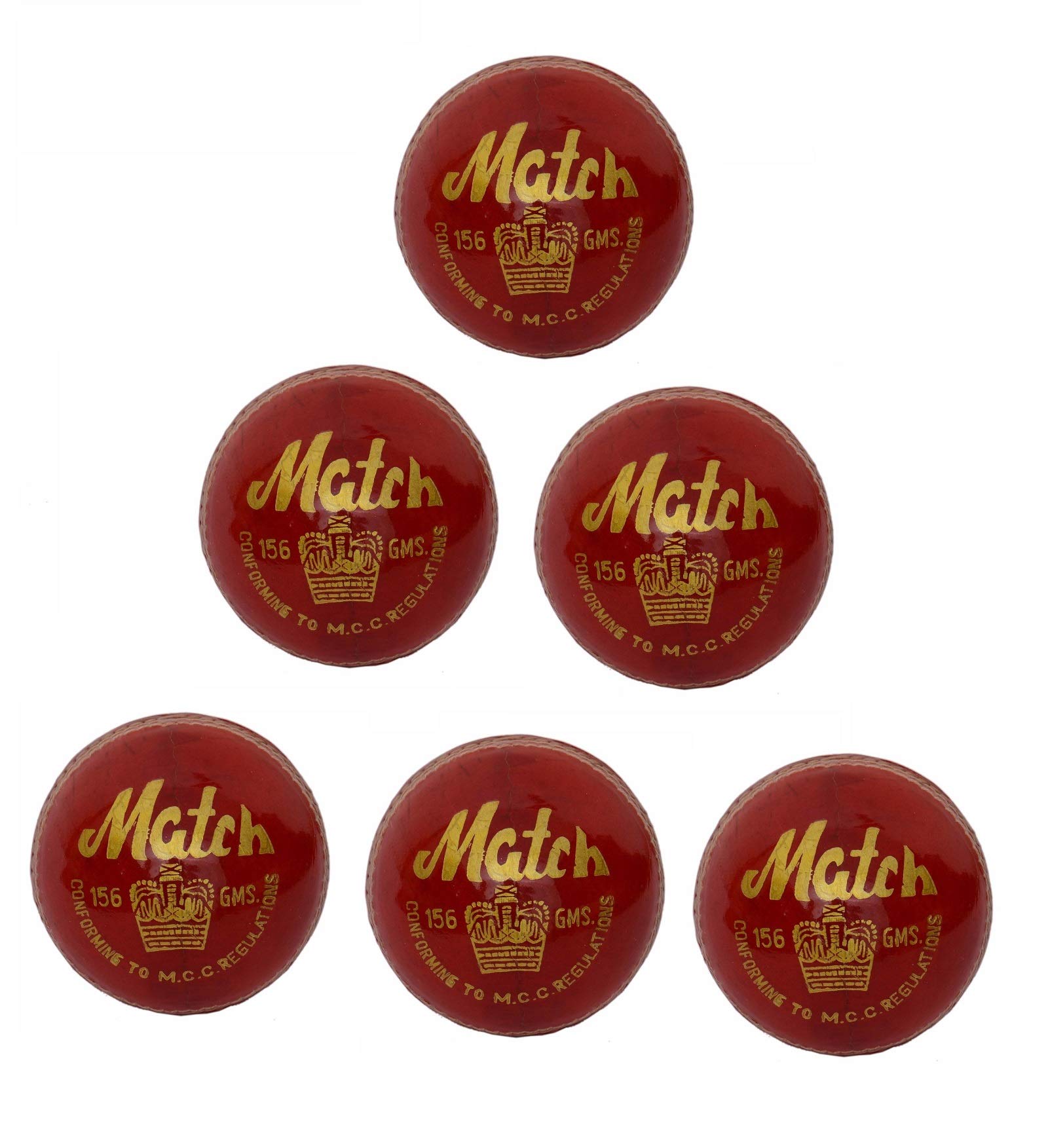 CW Match Pure Leather Cricket Ball Red Pack of 6 Standard Size Top Grade 4Piece Ball (B079JZCZRV) Amazon Price History, Amazon Price Tracker