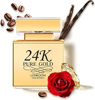 Amazon.com : Lonkoom 24K Pure Gold Perfume for Women, Sweet