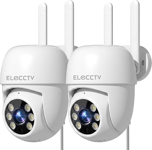 4MP 2.5K Security Camera Outdoor, 2.4G/5G WiFi PTZ Camera for Home Security with