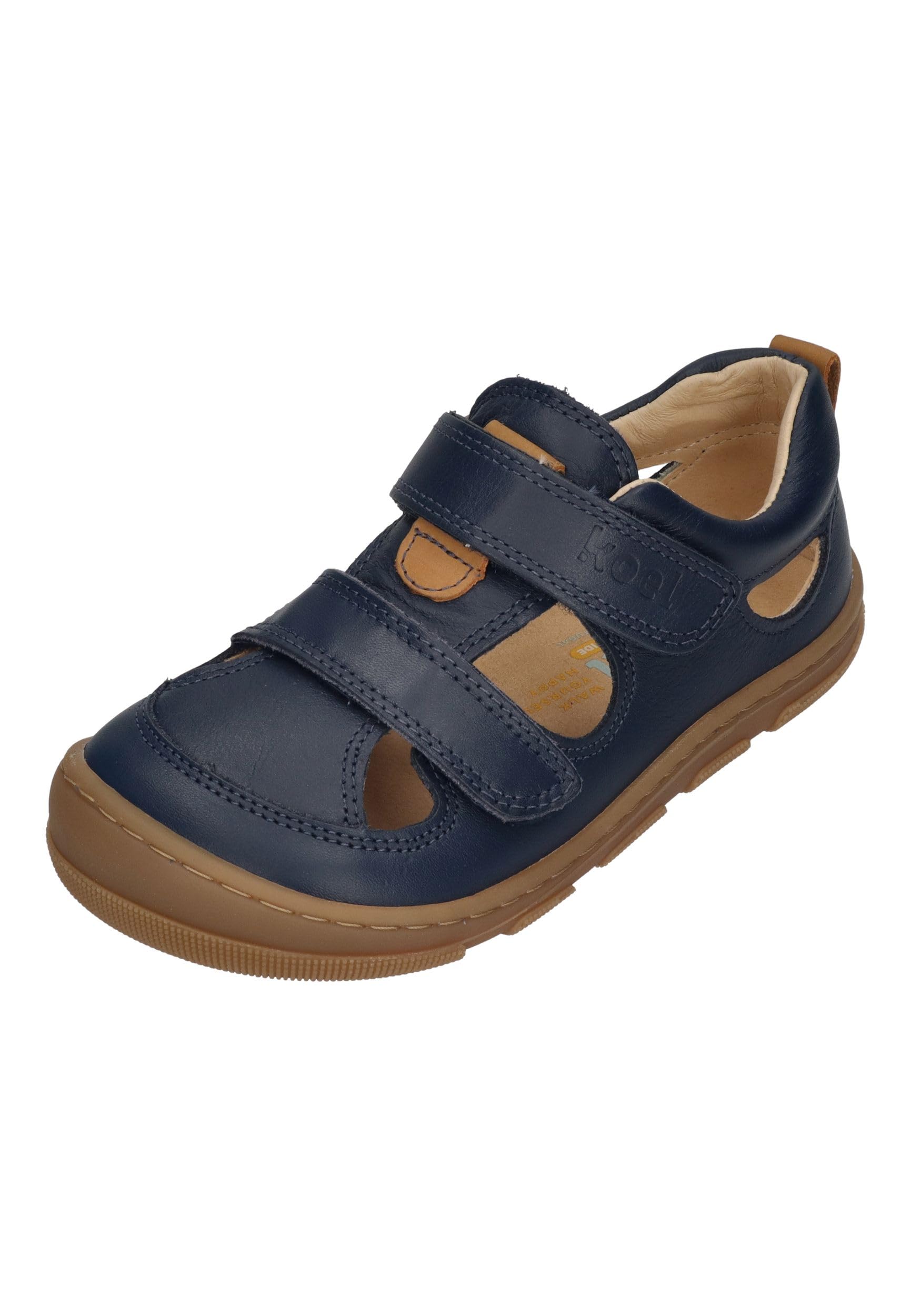 KOEL Extraweite Barefoot Kinder Sneakers KATO W II blue