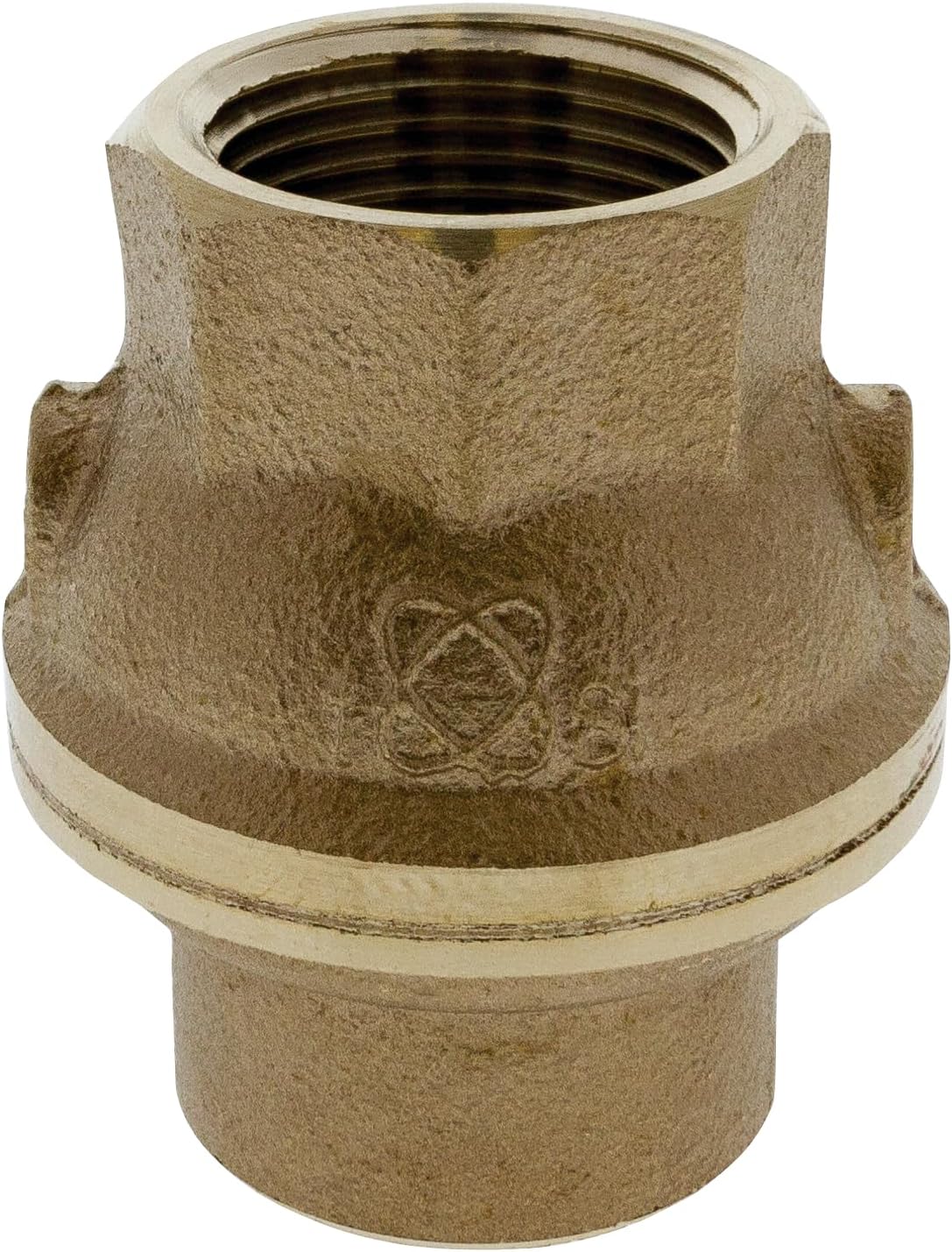 T-480-Y-LF Silicon Bronze Lead-Free Check Valve, Inline, PTFE Seat, 3/4" Female NPT Thread (FIPT)