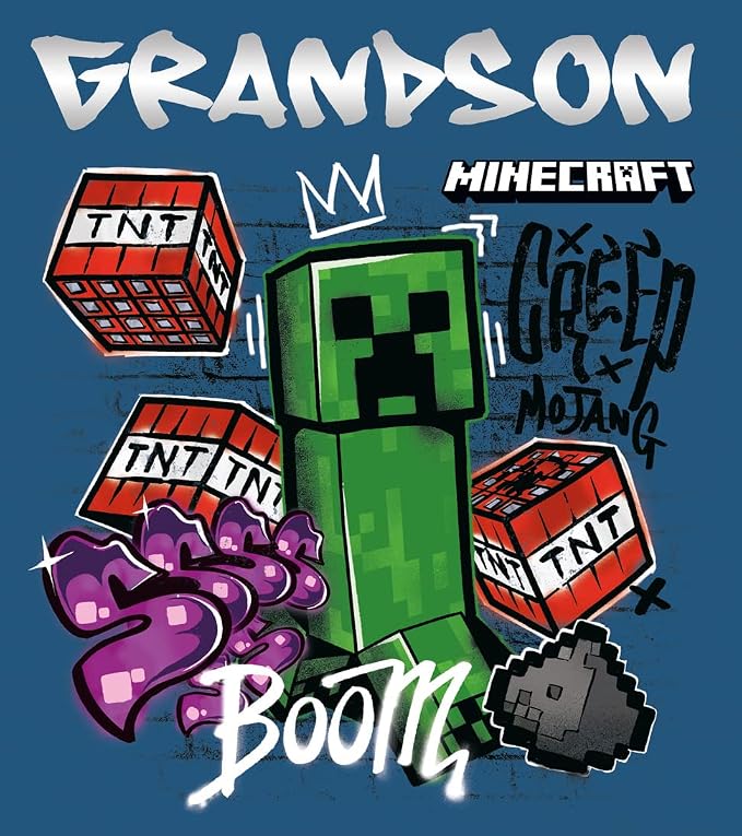 Danilo Promotions LTD - Biglietto Di Auguri Di Compleanno Per Bambini, Tema Minecraft, Per 6 Anni