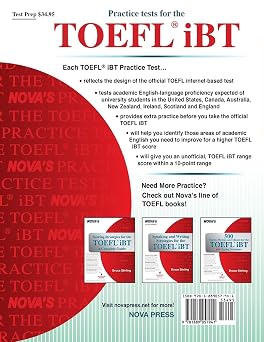 Practice Tests for the TOEFL iBT