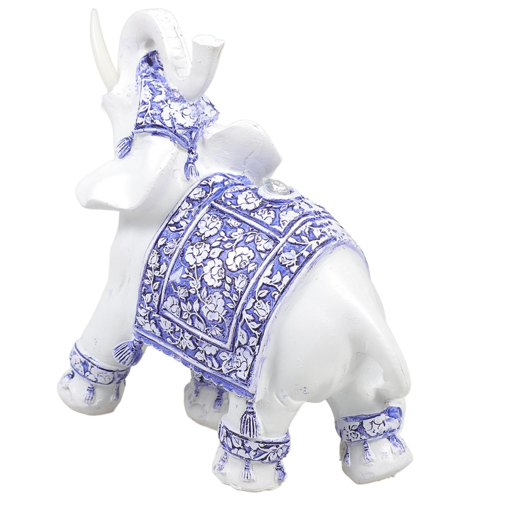 MAGICLULU 4 Statuette Di Elefanti Portafortuna in Resina Decorazione Per La Casa