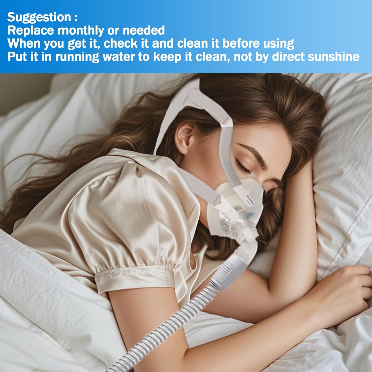 Replacement Swivel Elbow Connector for Airfit F20 F30 Series 3 Cotton Quiet Design Version (1) - Image 7