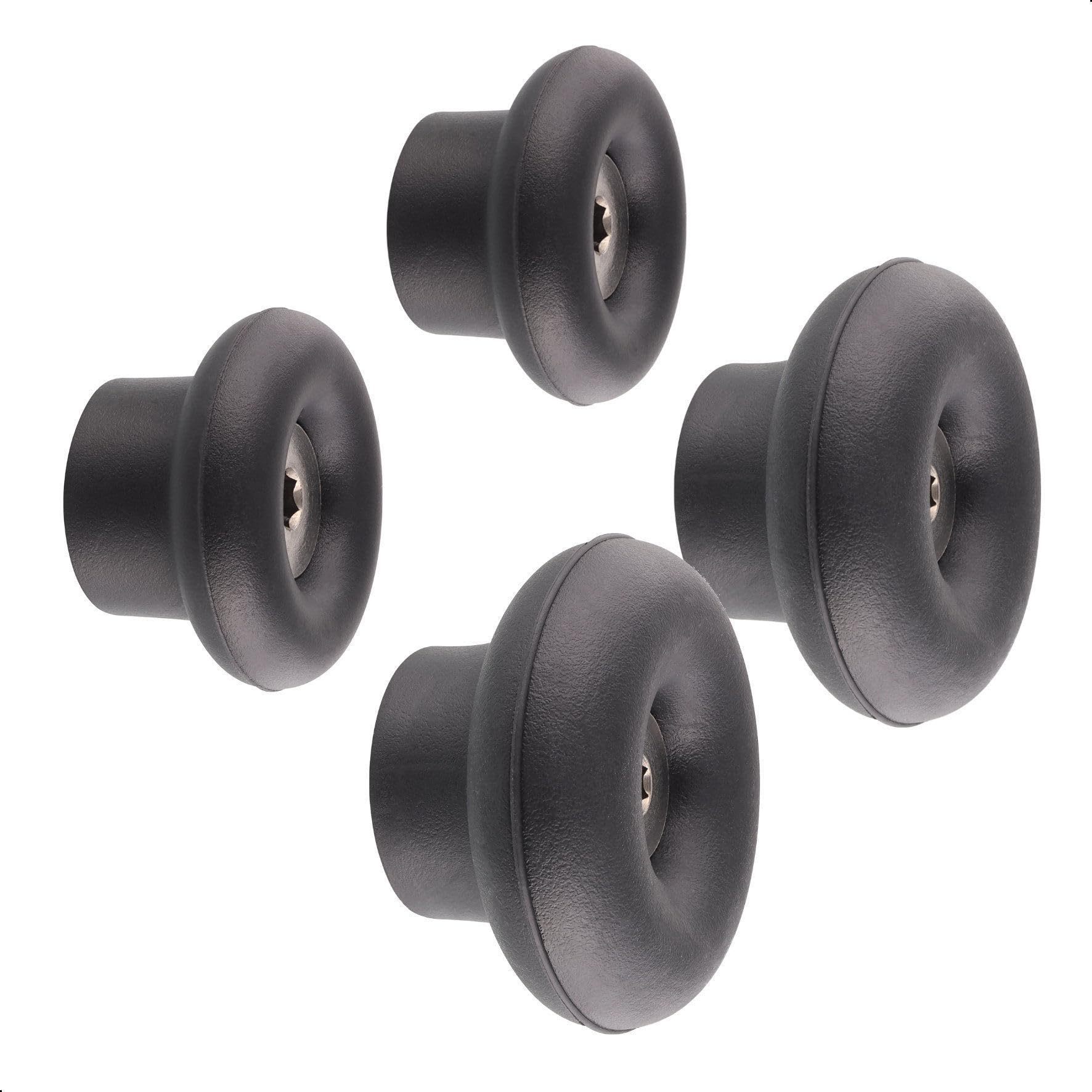 Wagner, hooks4home, Design Wall Hook DOT 4pcs. Set, diameter 38 x 24 mm & diameter 50 x 30 mm, for Clothes Bags, Hats etc