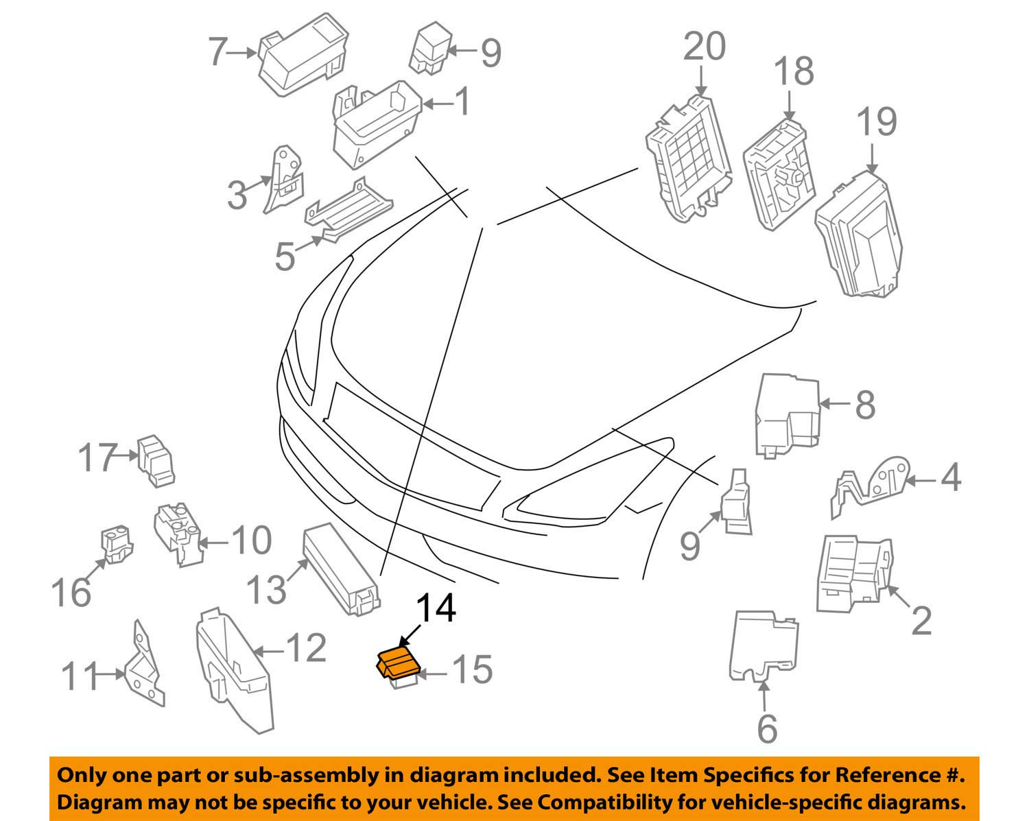 Nissan 24370-C992A Fusible Link