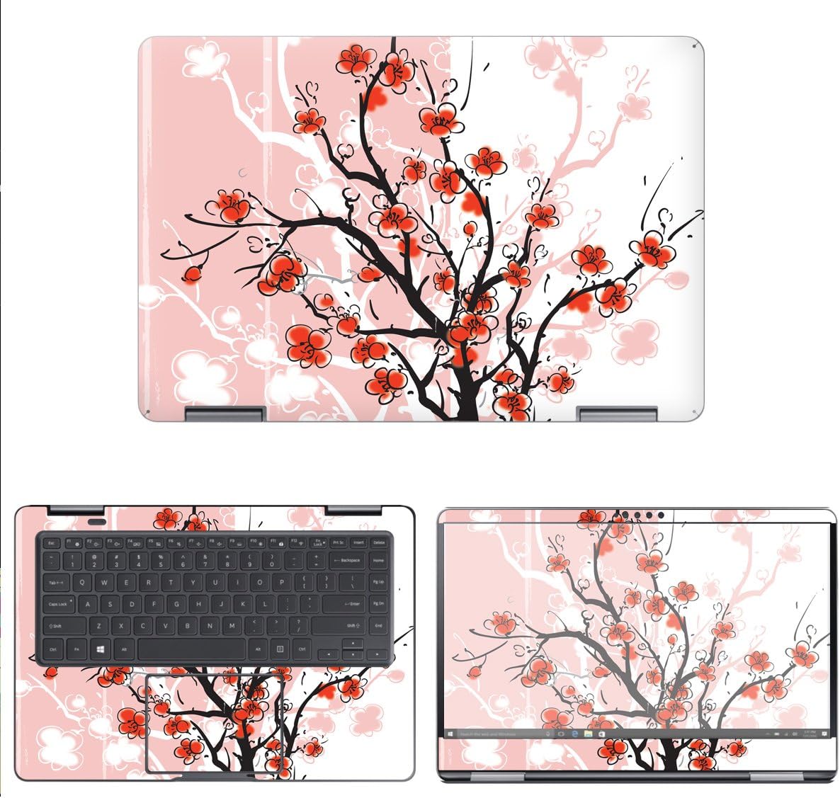 Decalrus - Protective Decal Cherry Blossom Skin Sticker for Samsung Notebook 9 Pro 15 NP940X5M (15.6" Screen) case Cover wrap SAntbk9pro15_np940x5m-85