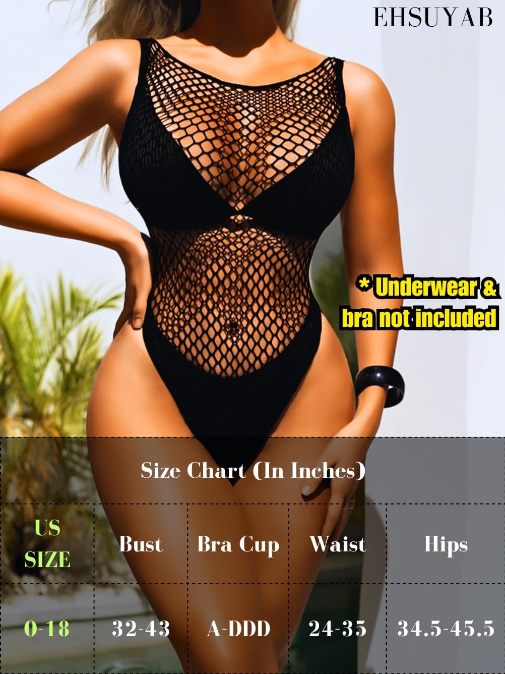 Sexy Women Rave Outfit, Hollow Out Fishnet Bodysuit, Sheer High Cut Top Dancewear Dance Music Festival Club Party - Image 7