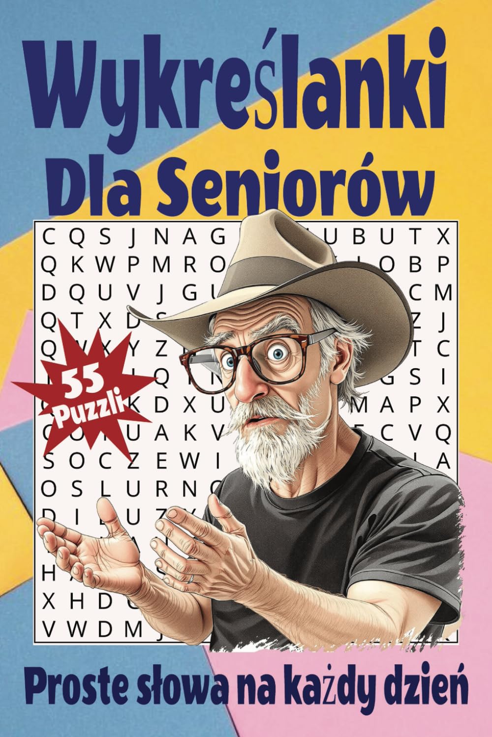 Wykreślanki dla Seniorów: Proste słowa na każdy dzień