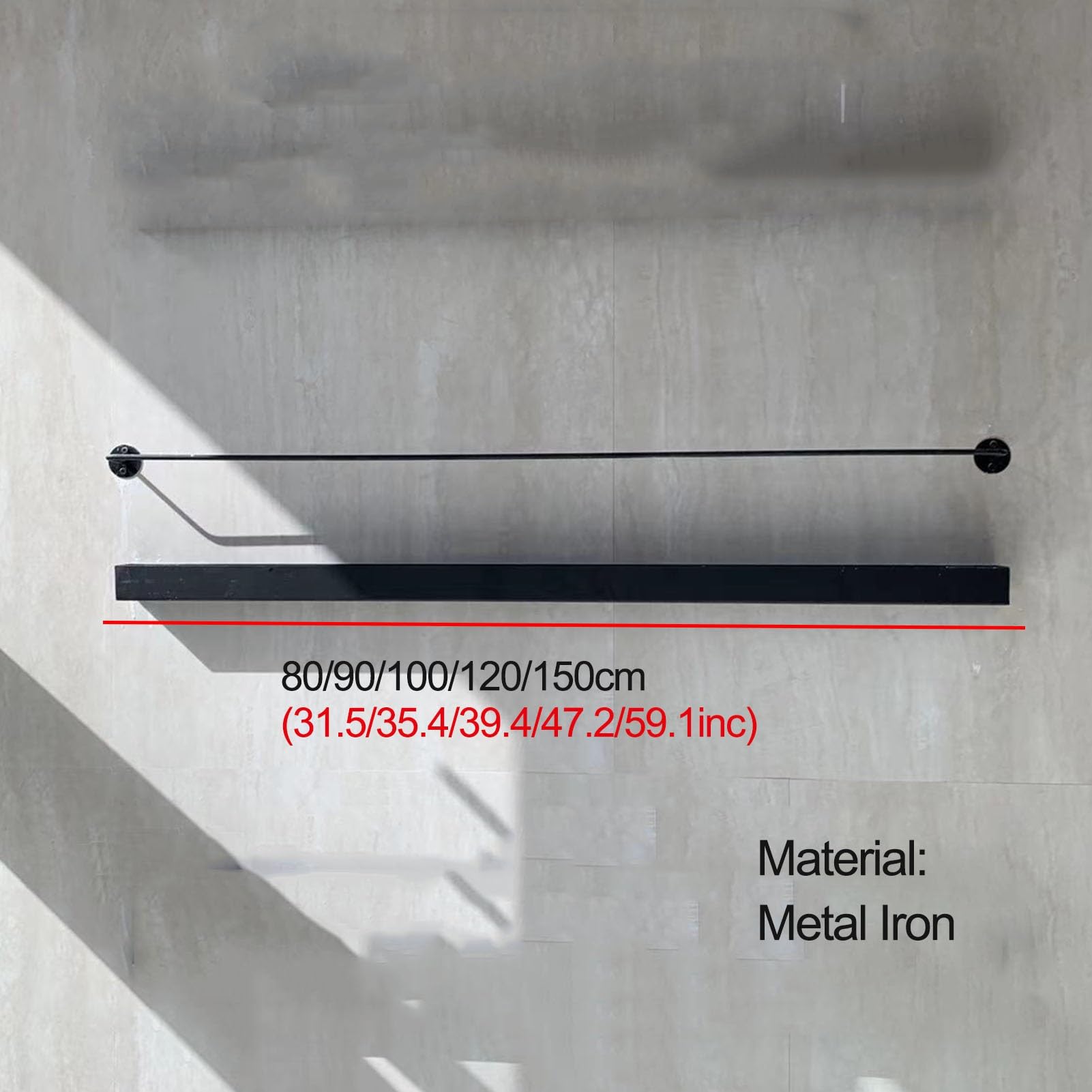 Prospektständer/Prospekthalter Ständer Modern Schwarz Magazinständer, 80 90 100 120 cm Lang Metall Katalog-Literatur-Halter/Broschürenständer, Sparen Sie Platz Bücherregal, Für Veranstaltungen Büro