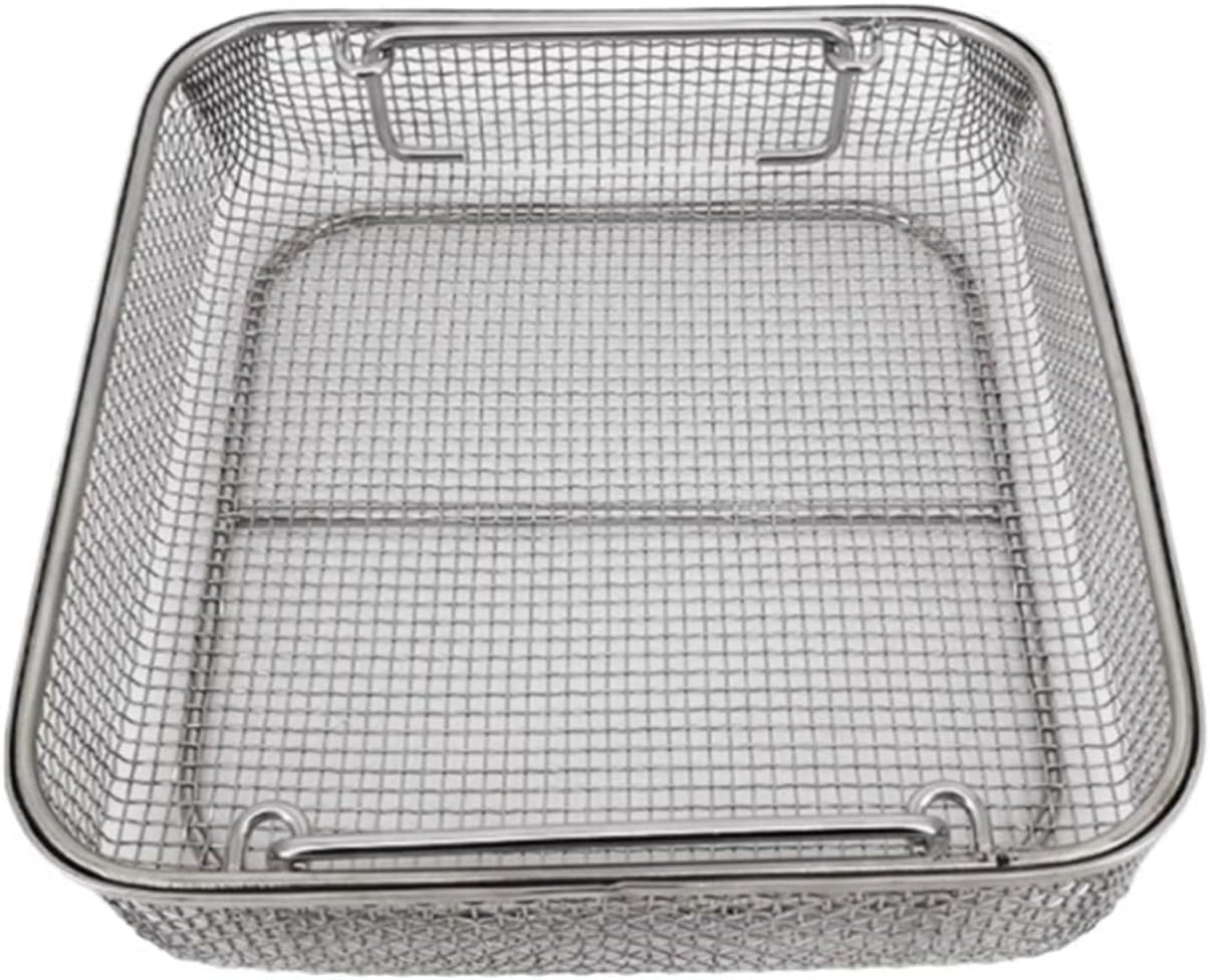 Sterilizing Basket for Surgical Instruments, Durable Mesh Perforated Design for Efficient Cleaning and Sterilization in Medical Settings