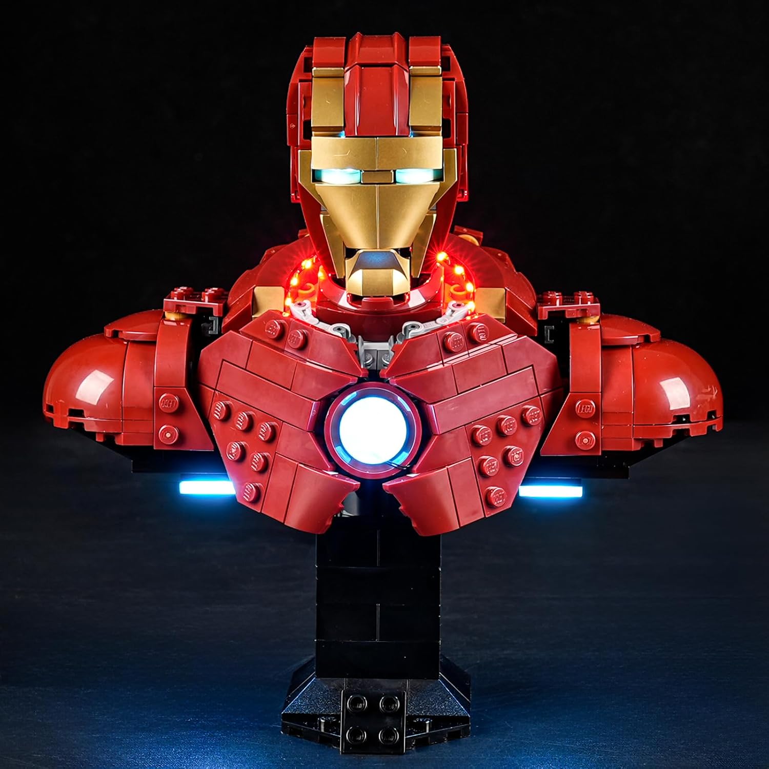 LIGHTAILING Light for Lego-76327 Iron-Man MK4 Bust - Led Lighting Kit Compatible with Lego Building Blocks Model - NOT Included The Model Set