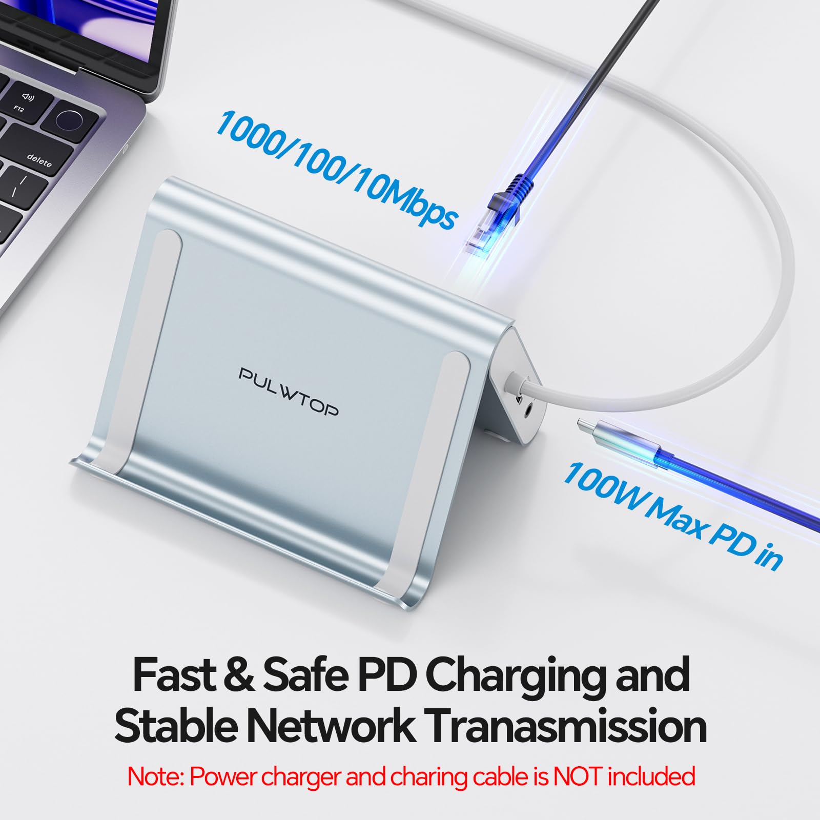 Station d'accueil Double écran 4K à 60 Hz pour MacBook Pro/Air M4/M5