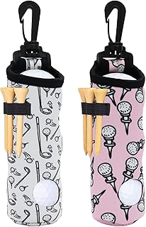 GAG GIFTS Golf Gifts for Women, 2 Pack Golf Ball Tee Holder, Print Golf