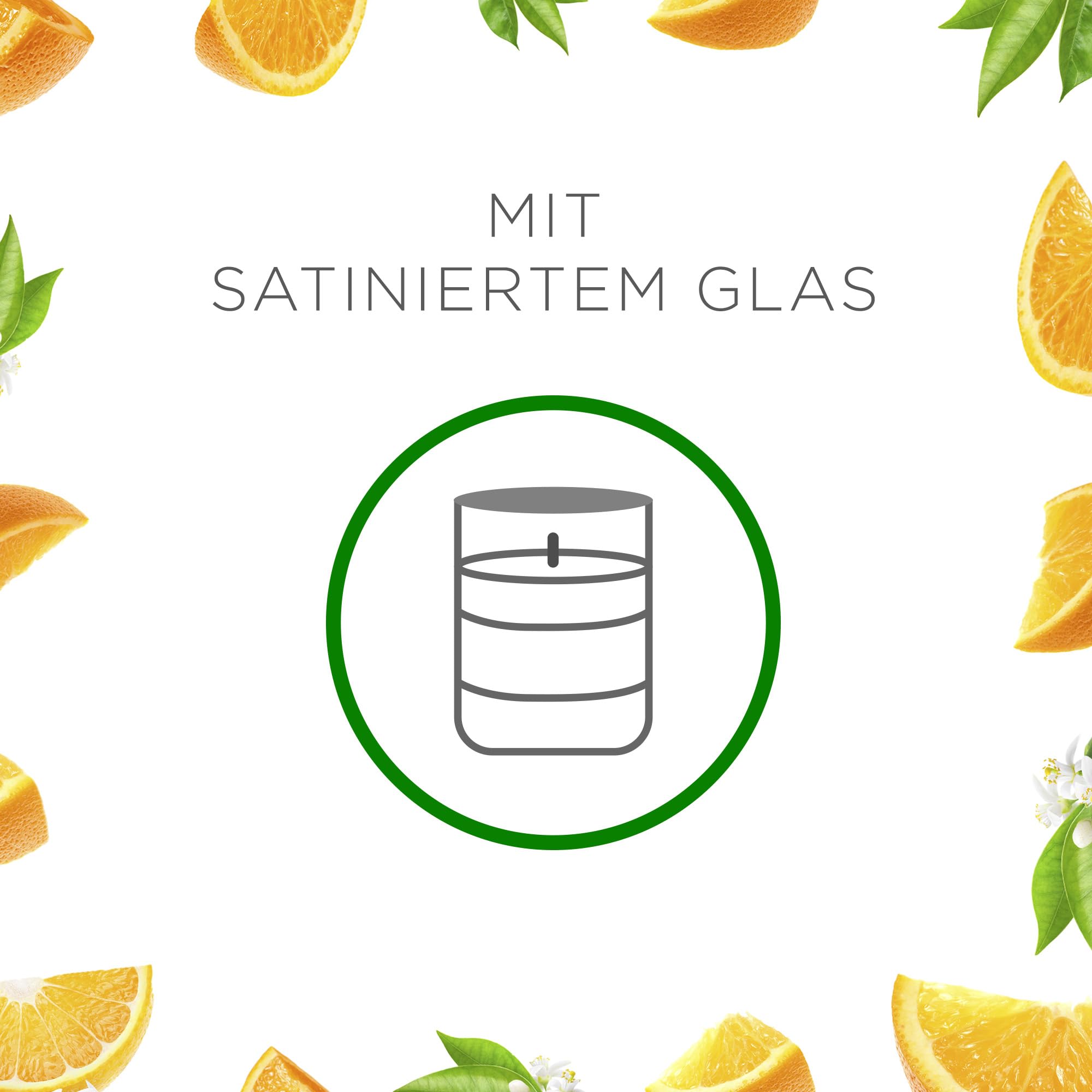 Air Wick Wohlfühl-Duftkerze im Glas – Duft: Citrus – Enthält natürliche ätherische Öle – 6 x 105 g Duftkerzenset