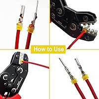 Vista 6 de 20 kits de conectores de 2 pines conectores eléctricos automotrices de desconexión rápida 2 cables impermeable conector terminal kit de enchufe