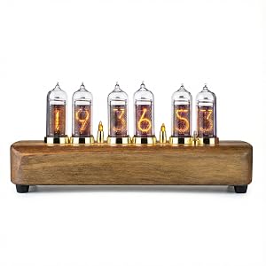 Authentic Nixie Tube Clock with IN-14 Replaceable Tubes