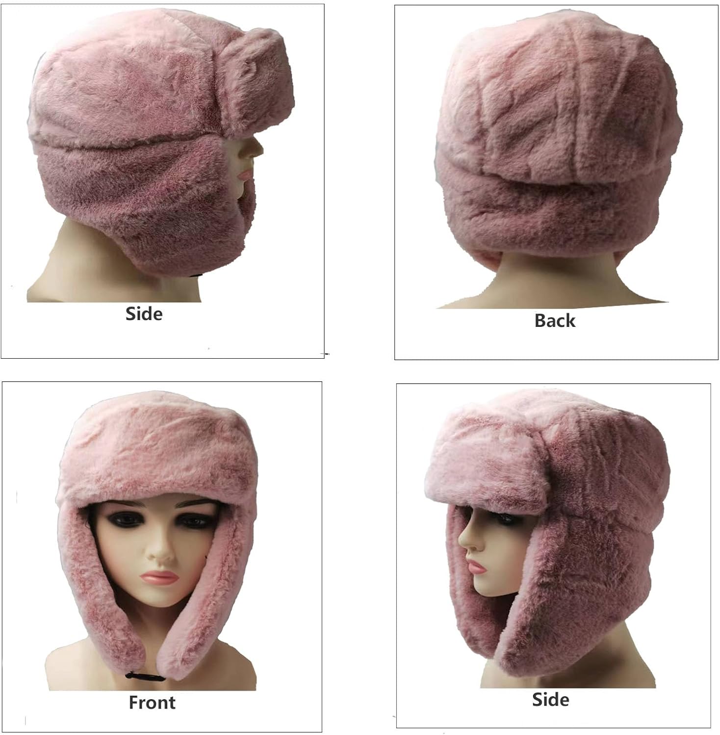 LEISUREWEEK Trapper Hat Warm Winter Hats for Men Women Ushanka Trooper Hat with Earflaps Hunting Hat