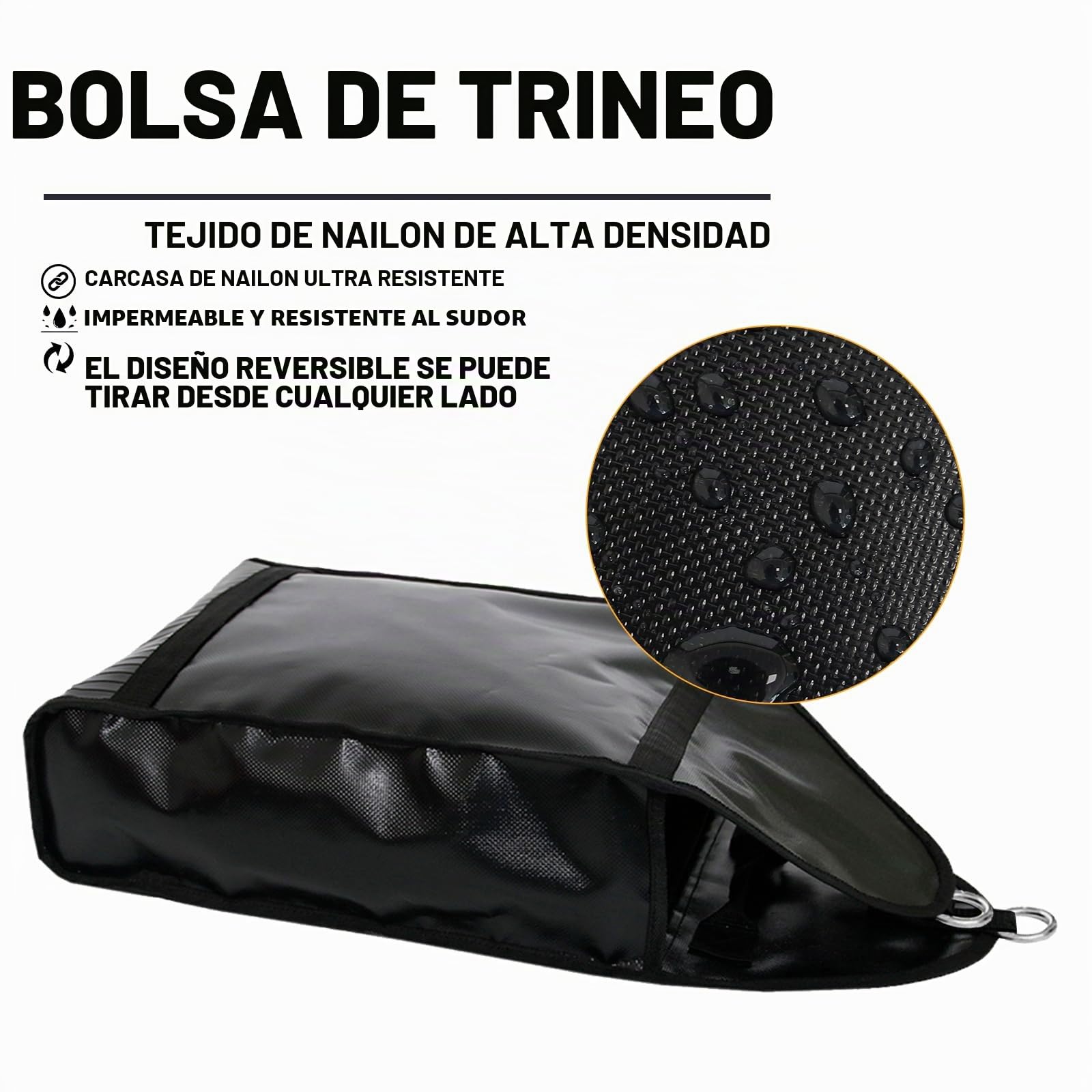 Entrenador de trineo de peso ajustable, para entrenamiento de trineo en interiores y exteriores, con 3 pesos