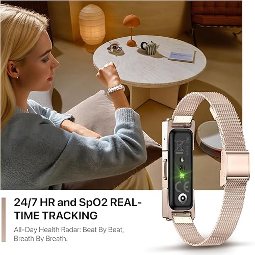 Miniatura 2 de Smart Health Wristband Wearable Activity&Fitness Tracker Band 247 Full Sleep Tracker, All-Day Automatic Continuous Heart Rate Tracking powerful HRV