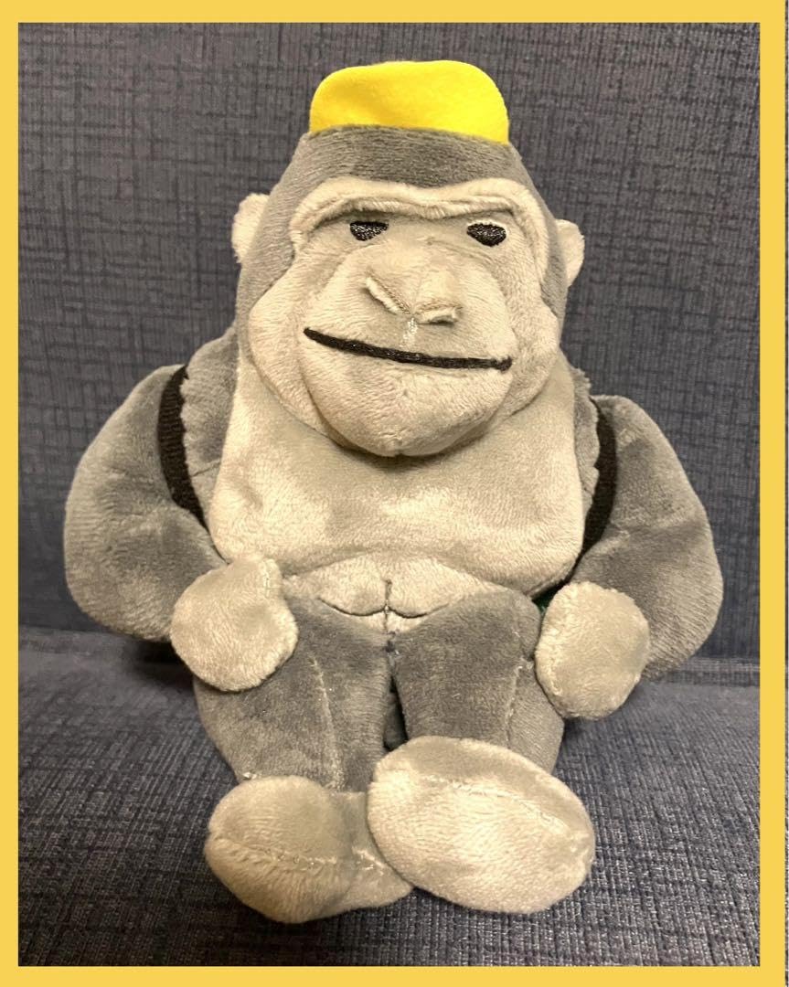 Amazon.co.jp: ゴリランドセル 体育座りゴリラ ぬいぐるみ ROUND1限定