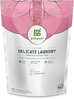 Vista 1 de Grab Green Cápsulas de detergente natural para ropa delicada, sin fragancia, sin perfume/libre y transparente, 24 cargas