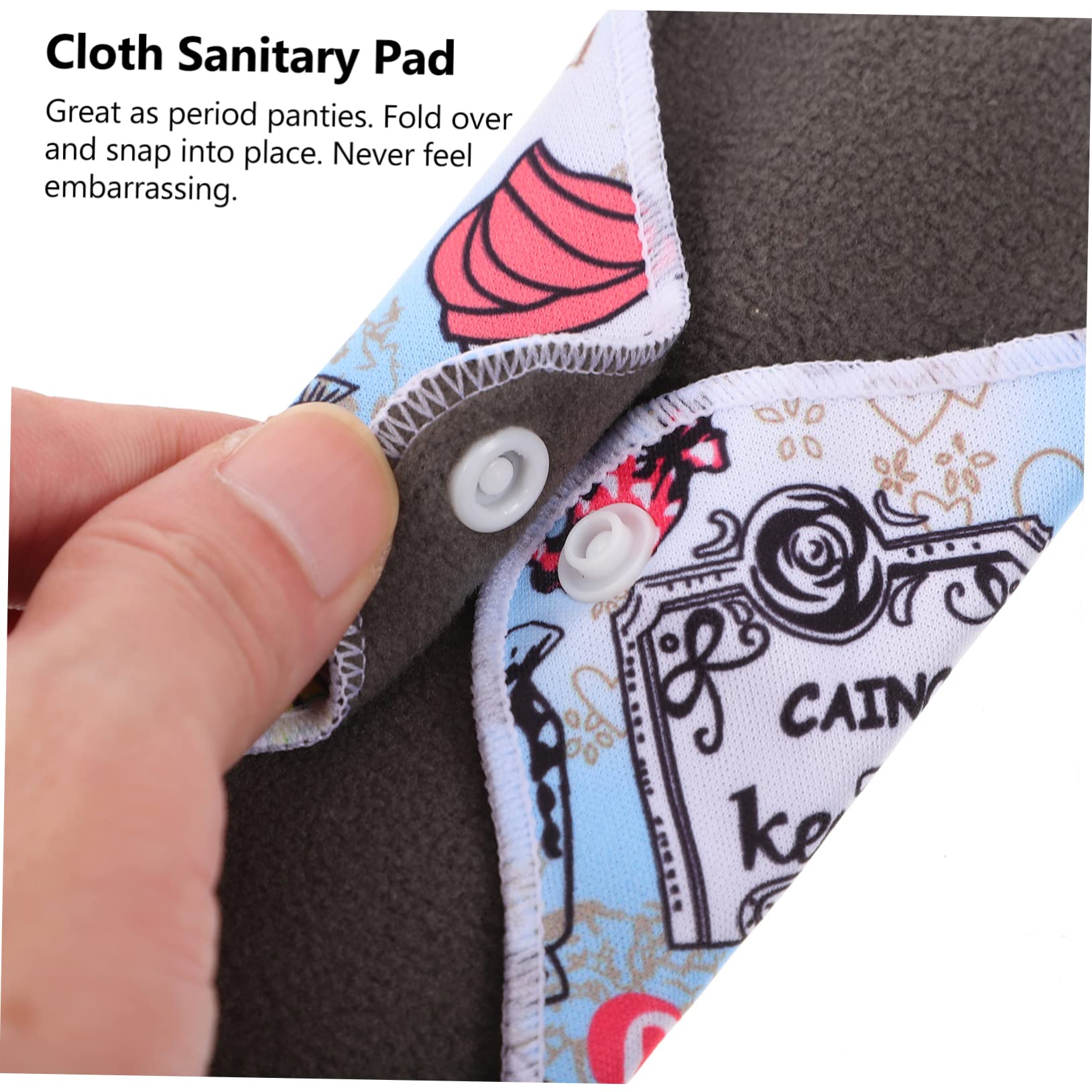 FOMIYES 3sätze Wiederverwendbare Damen-binden Sanfte Waschbare Menstruationspads Verschiedenen Designs Aufbewahrungstasche Für Alltag Und Sport