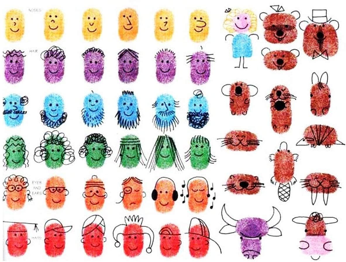 Stationery Supply Nagar Finger Craft Ink Pads, 12 Colors Craft Ink Pads for Rubber Stamps, Paper, Scrapbooking, Wood, Fabric, Best Gift for Kids 3