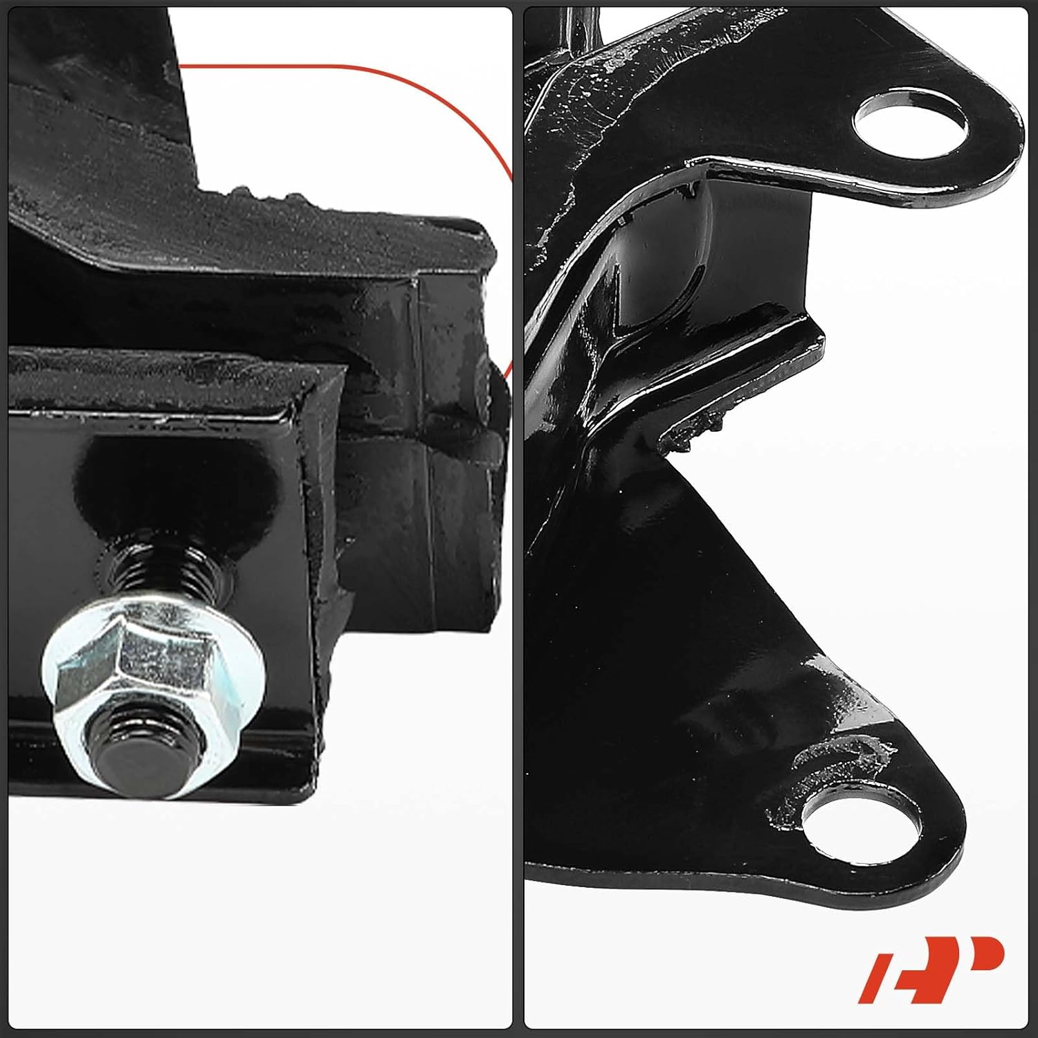 A-Premium 2PCS Transmission Mount Set Compatible with Honda Ridgeline 2006 2007 2008 3.5L, Automatic Transmission, Replace# 50805S3V010, 50806SJCA01