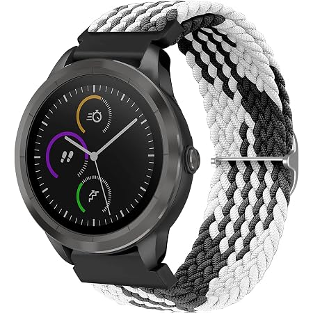 Gofl Cinturino per Garmin Vivoactive 3/3 Music,20mm Nylon Cinturini di  Ricambio per Garmin Forerunner 245 -Intrecciato Bracciale Elastica per Garmin  Forerunner 645/Vivomove HR/Venu Serie : Amazon.it: Elettronica