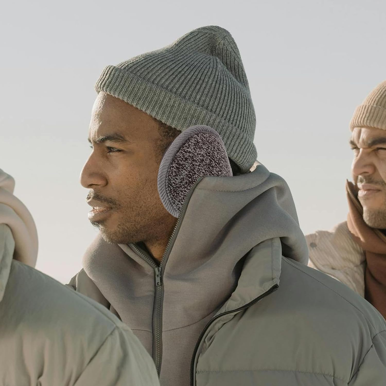 Plush Ear Muffs Foldable Warmth Protection for Men and Women