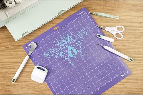 Miniatura 6 de Ecraft Juego de herramientas de deshierbe de vinilo Kit básico de manualidades de deshierbe de vinilo, 5 piezas, incluye pinzas, espátula,