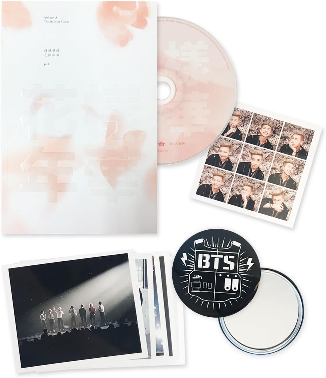 In The Mood For Love PT.1 [ PINK Ver. ] - BTS 3rd Mini Album Photobook + Photocard / K-POP Sealed