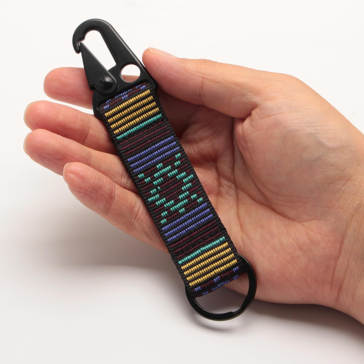 Ruth&Boaz Inca Aztec Camouflage Pattern Strap Keychain Clip Keyring for Wallets & Keys - Image 6