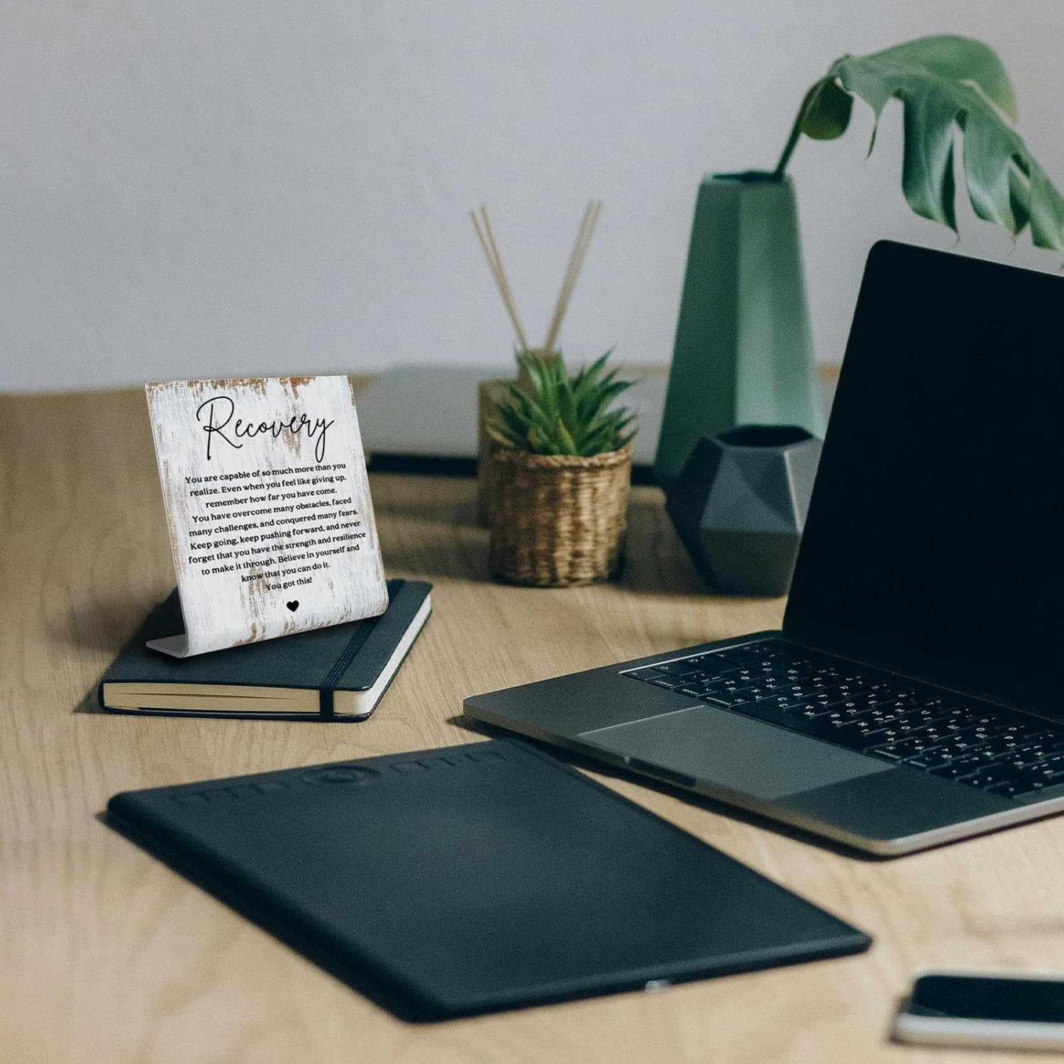 TRCENDE Gifts For Him Recovery Gift, Recovery gifts for women, Sobriety Anniversary, Sober Anniversary, Sobriety Gift, New Beginnings Gift For Her, Home Office Metal Sign Plaque XLk224 - Image 2