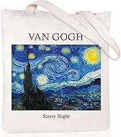 Vista 1 de Andeiltech Canvas Tote Bag Aesthetic Cute Vintage Tote Bags Book Shoulder bag Gifts Reusable Grocery Bags for Women