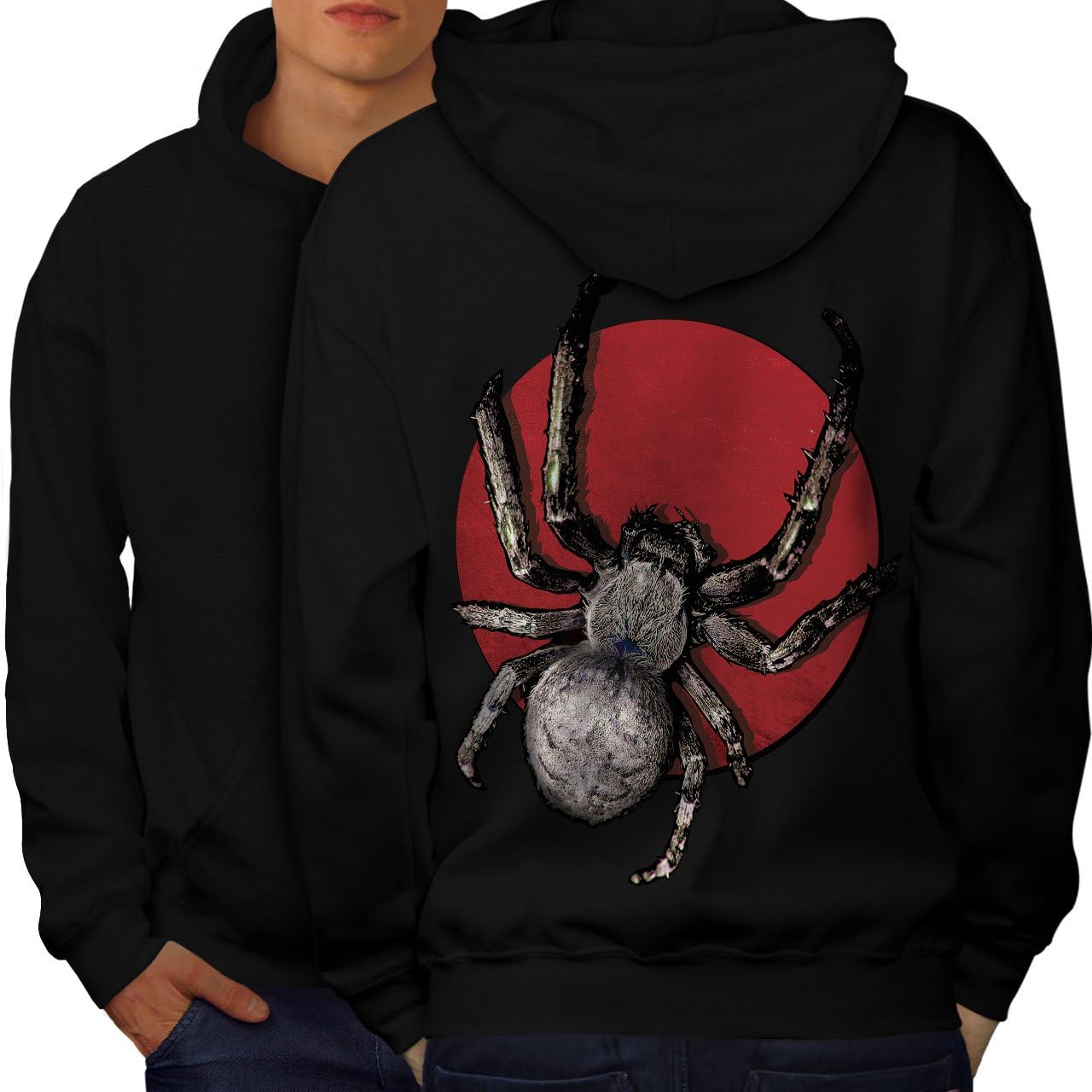 broken planet spider hoodie