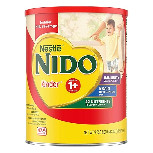 Vista 28 de Nido NESTLE Kinder 1+ - Bebida de leche en polvo, recipiente de 1.76 libras