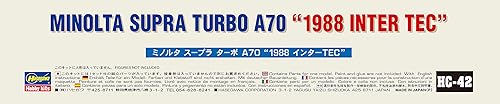 Miniatura 10 de Hasegawa 1/24 Minolta Supra Turbo A70 1988 InterTEC