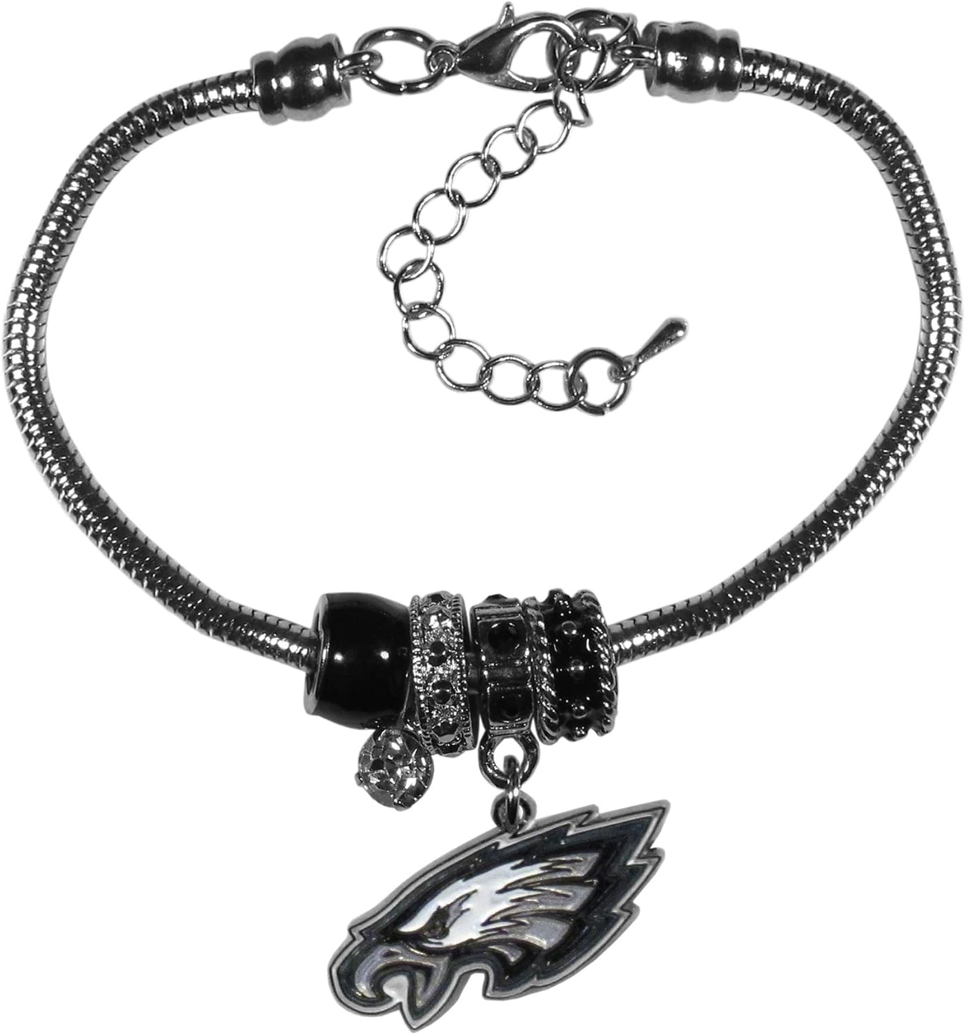 Siskiyou Sports NFL unisex-adult Euro Bead Earrings and Bracelet Set