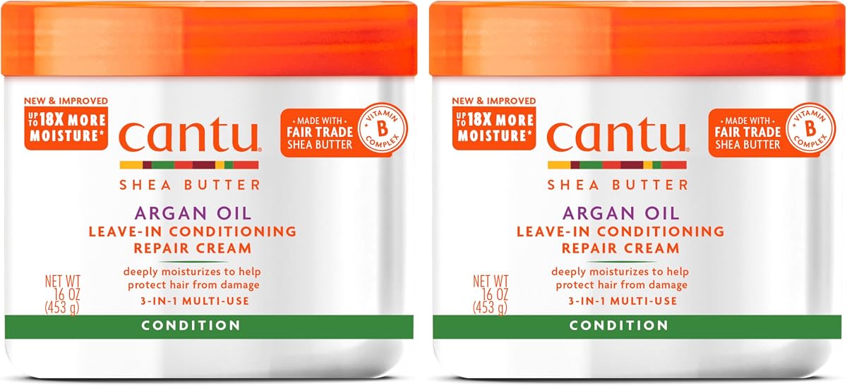 Leave-In Conditioning Repair Cream with Argan Oil, 16 oz (Pack of 2)