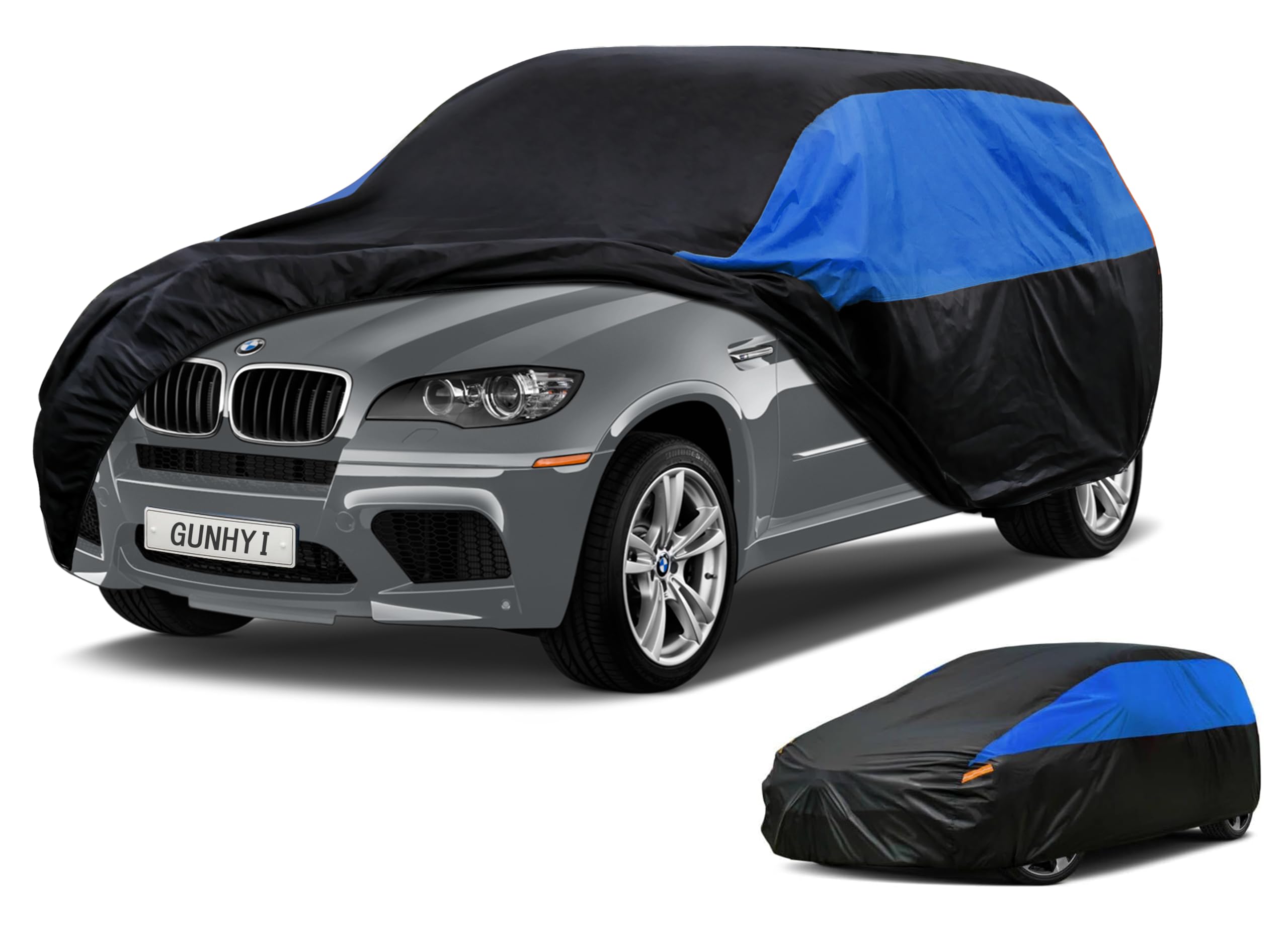 GUNHYI Car Cover Custom Fit X5 (2000-2006) Waterproof All Weather, Lightweight Full Car Cover Outdoor Sun UV Rain Dust Snow Wind Protection.