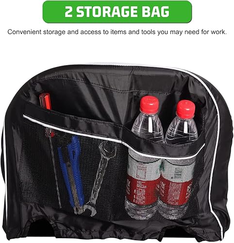 Miniatura 3 de 2win2buy - Funda de asiento para cortacésped, funda de asiento de repuesto con acolchado impermeable para tractor de jardín Cub Cadet Troy Bilt