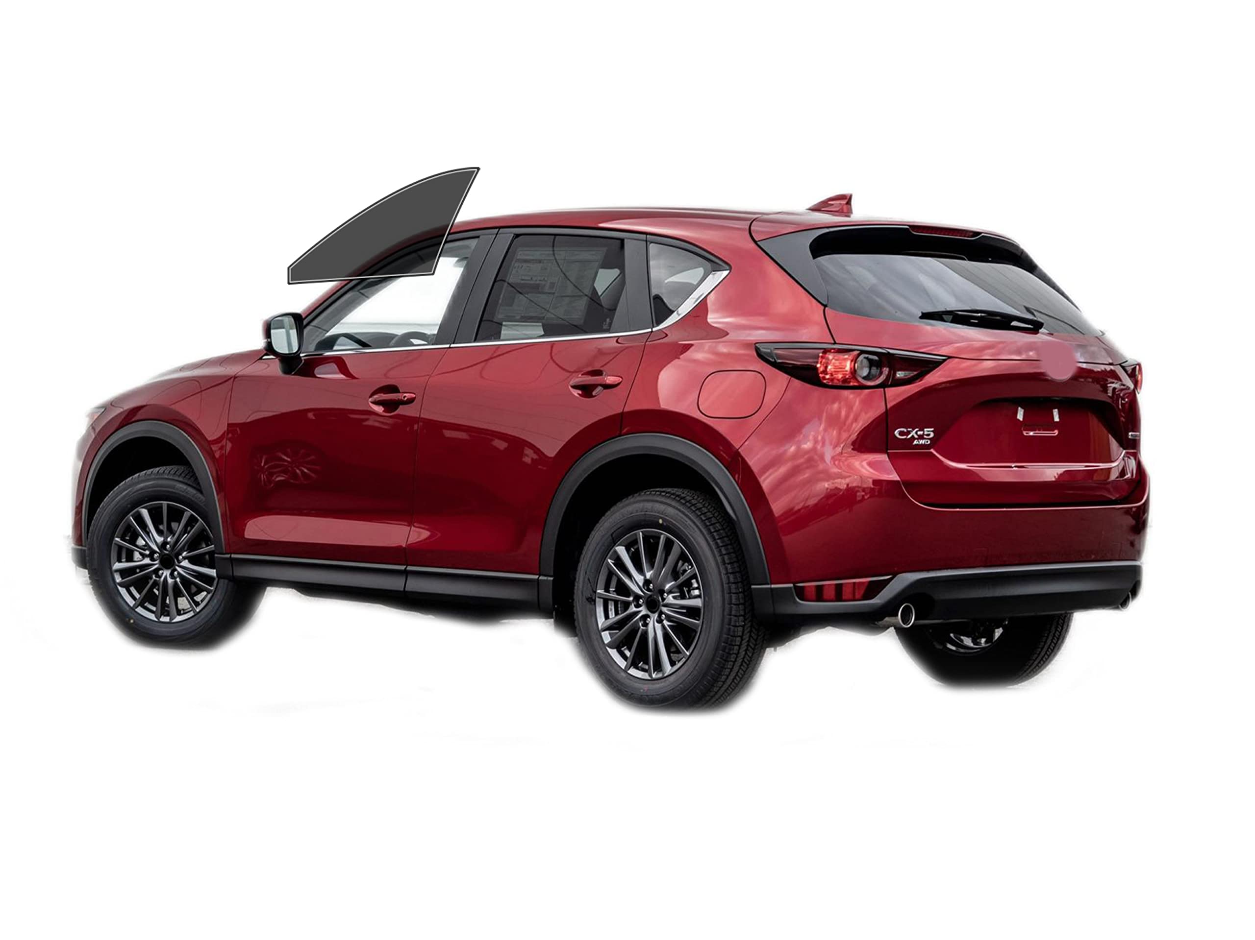 AUTOTEK Precut Window tint film Front Two Door Windows tint film cars sun blocking protection privacy anti shatter glass 2 Ply Computer Cut Any Tint Shade for Mazda CX-5 2017-2024